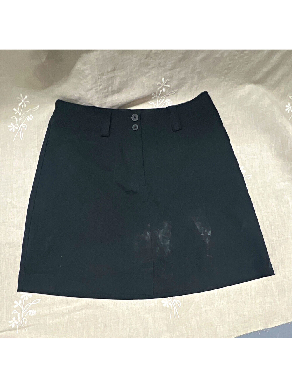 Nike Dri-FIT Women’s Golf Skort Black 4P Petite Stretch Pockets